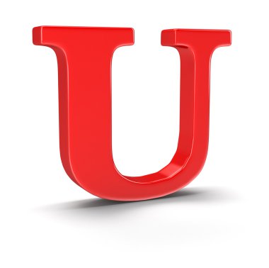 Harf U (dahil kırpma yolu)