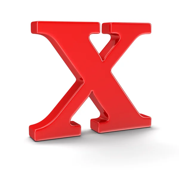 Mektup X (dahil kırpma yolu) — Stok fotoğraf