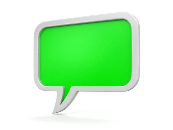 Speech bubbles (clipping path included) — Stock Photo, Image