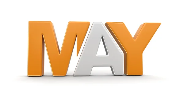May  (clipping path included) — Stock Photo, Image
