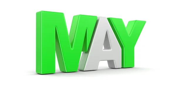 May  (clipping path included) — Stock Photo, Image