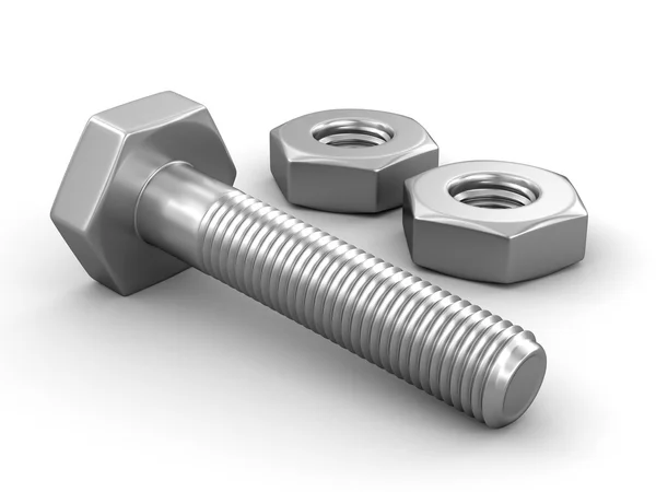 Metal bolts — Stock Photo, Image