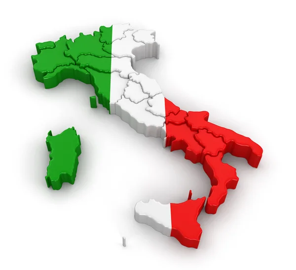 Map of Italy — Stock Photo, Image