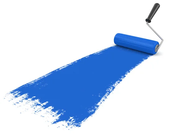Paint roller (clipping path included) — Stock Photo, Image