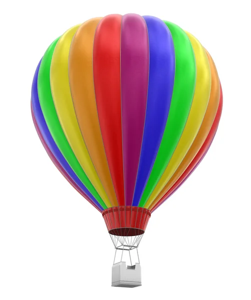 Sıcak hava balonu (dahil kırpma yolu) — Stok fotoğraf