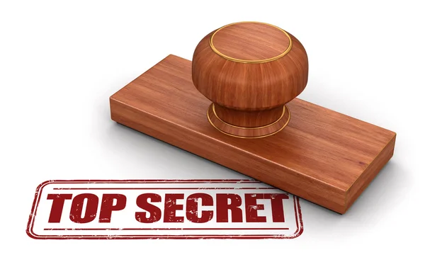 Stamp Top secret — Stock Photo, Image