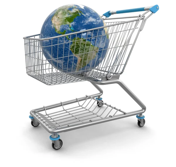 Alışveriş sepeti küre (dahil kırpma yolu ile)