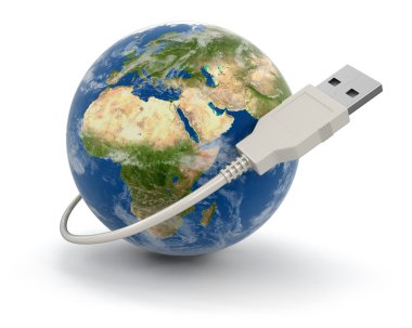 Küre ve usb kablosu (dahil kırpma yolu)