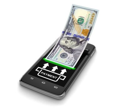 Dokunmatik ekran smartphone Doları (dahil kırpma yolu ile)