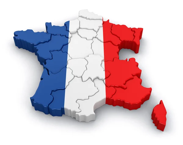 Map of France — Stock Photo, Image