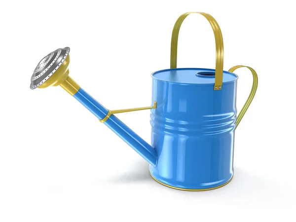 Metal Watering Can (clipping path included) — Stock Photo, Image