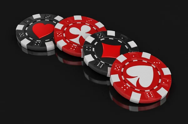 Chip de casino (ruta de recorte incluido ) —  Fotos de Stock