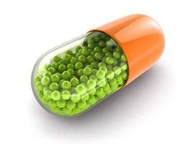 Pill and drugs (clipping path included) clipart