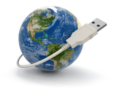 Küre ve usb kablosu (dahil kırpma yolu)