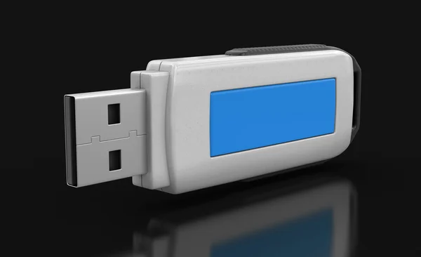 USB-Flash-Speicher (Clipping-Pfad enthalten) — Stockfoto