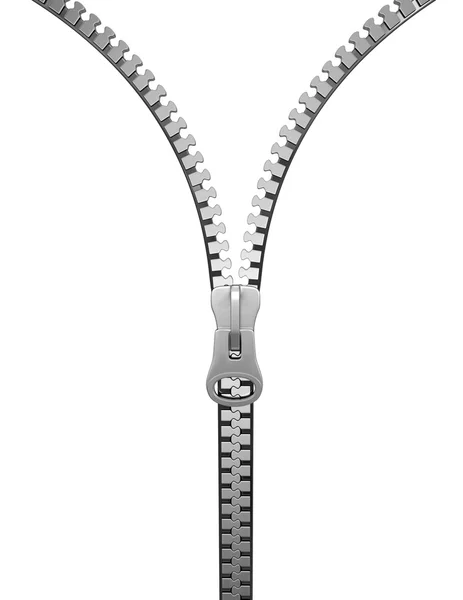 Zipper (відсічний контур включено ) — стокове фото
