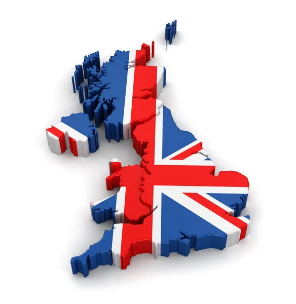 Map of United Kingdom — Stock Photo, Image