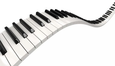 Piano keys clipart