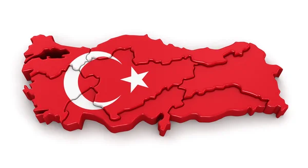 Map of Turkey — Stock Photo, Image