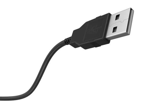 USB Cable (clipping path included) — Stock Photo, Image