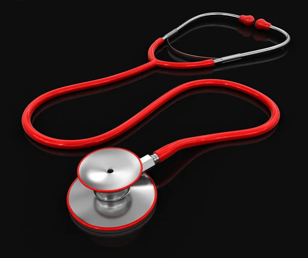 Stethoscope (clipping path included) — Stock Photo, Image