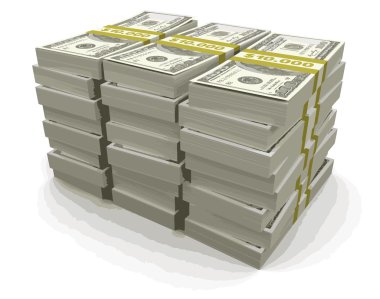 yığınla dolar.