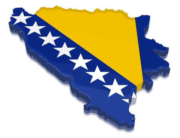 Bósnia e Herzegovina — Vetor de Stock