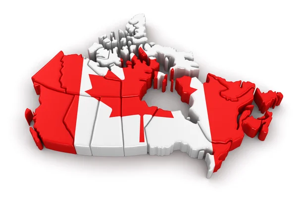 Carte du Canada — Photo