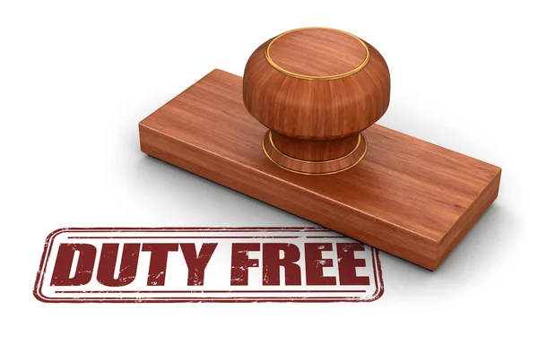 Stamp duty free — Stock Photo, Image