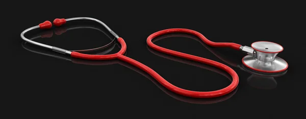 Stethoscope (clipping path included) — Stock Photo, Image