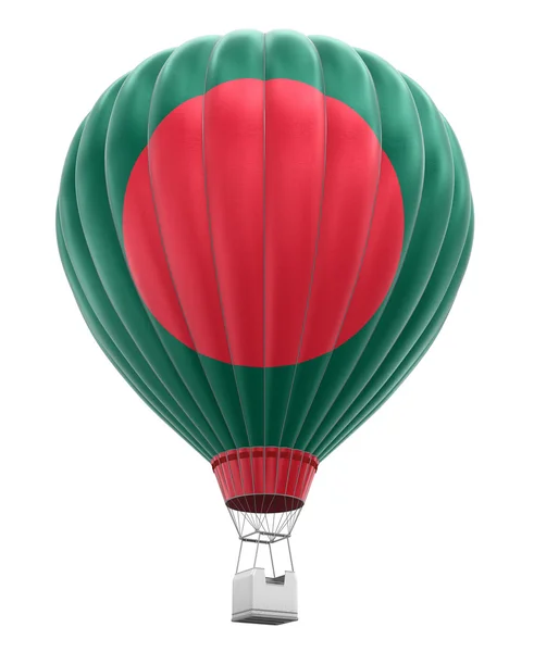 Luftballong med Bangladesh flagga (urklippsbana ingår) — Stockfoto