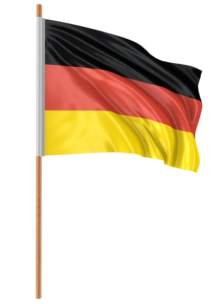 Drapeau allemand 3D — Photo