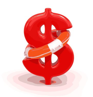 Dolar işareti ve Lifebuoy