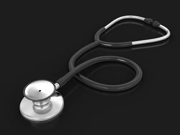 Stethoscope (clipping path included) — Stock Photo, Image