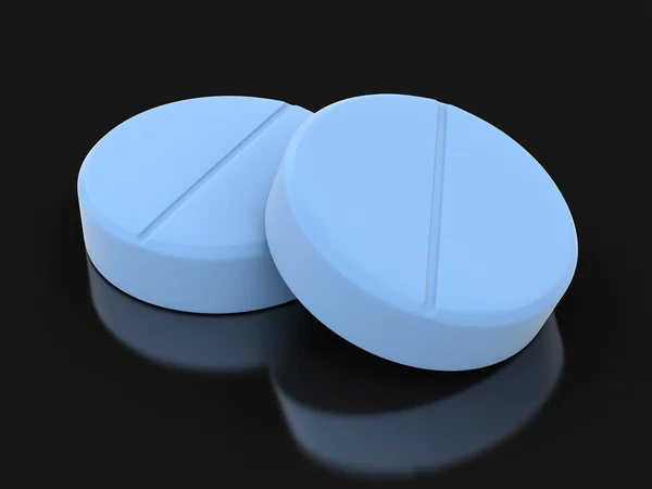Tablety (Ořezová cesta zahrnuté) — Stock fotografie
