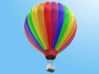 Sıcak hava balonu (dahil kırpma yolu)