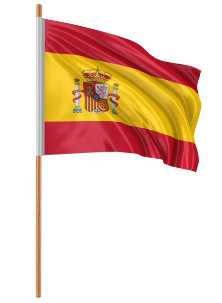 3D Spanish flag — Stock Photo, Image