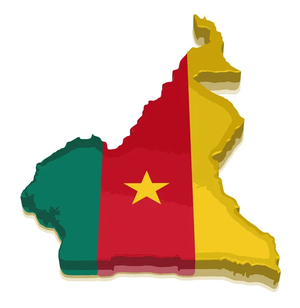 Map of Cameroon — Stockvector