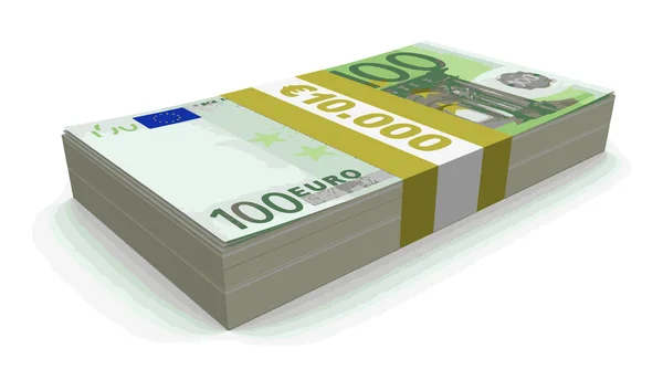 Pile of Euro — Stock Vector