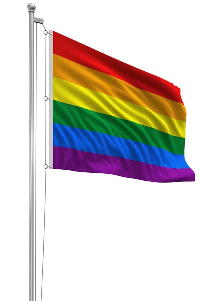 Regnbåge gay stolthet flagga — Stockfoto