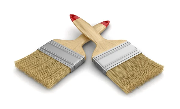 Brushes (clipping path included) — Stock Photo, Image