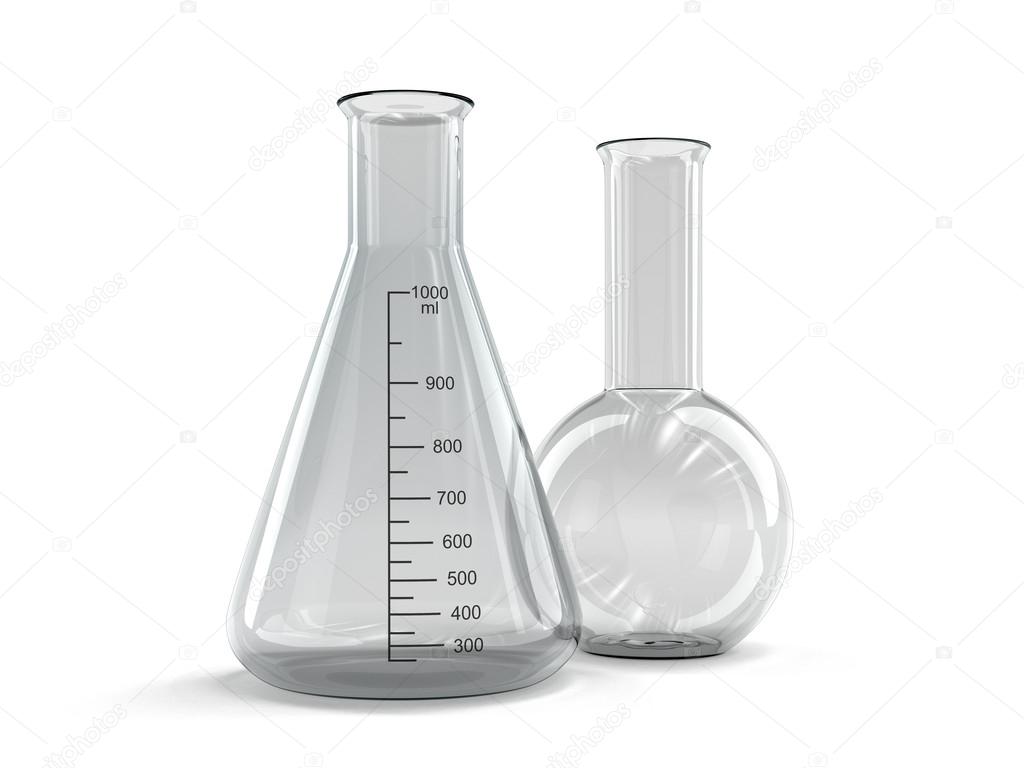 Flasks (clipping path included).