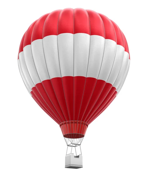 Heißluftballon mit australischer Flagge. Bild mit Ausschnittspfad — Stockfoto