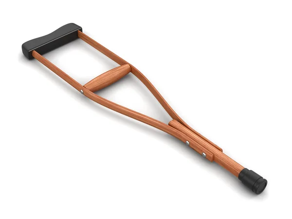 Crutch. Image with clipping path — Stock Photo, Image