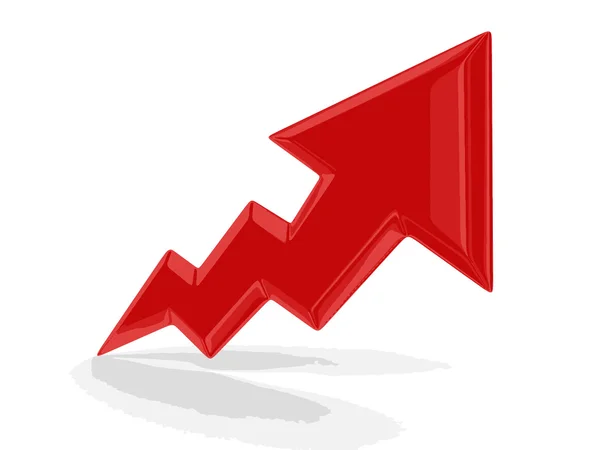 Seta 3d. Imagem vetorial —  Vetores de Stock