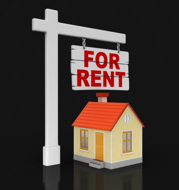 Kiralık Ev. Görüntü kırpma yolu ile.