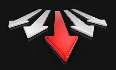 3D oklar. Görüntü kırpma yolu ile