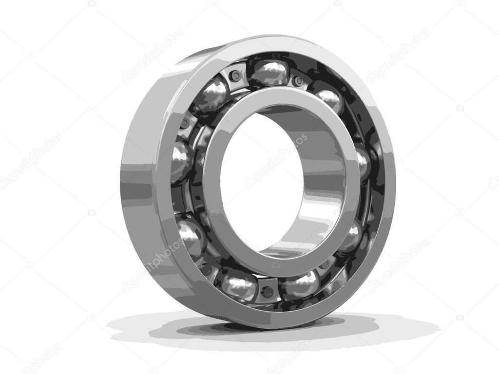 Vector image of Bearing