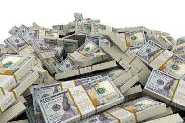 Dolar yığını. Görüntü kırpma yolu ile