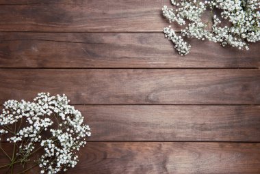 ahşap arka plan üzerinde güzel karanfil